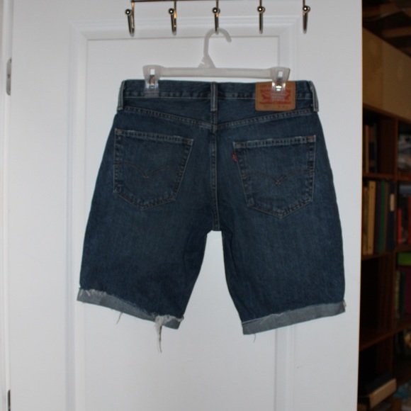 Levi Strauss jean denim shorts size 31 floral - Picture 10 of 11